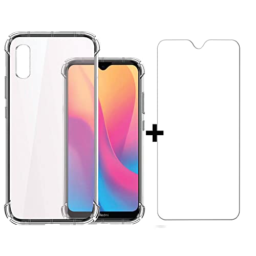 Capa Capinha Xiaomi Redmi 9A Anti Impacto Transparente + Película De Cerâmica 9D (GL Brazil)