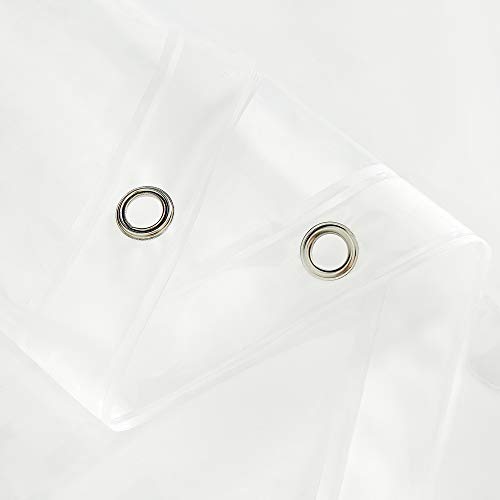 EurCross Clear Shower Curtain Liner 72x78,5 Magnets Weighted Bottom Heavy Duty Bathroom Shower Liner 78inches Long, Transparent EVA by EurCross - Image 2