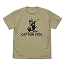 【公式】二次元コスパ 『ゆるキャン△』× キャプテンスタッグ 『ゆるキャン△』×キャプテンスタッグ Tシャツ SAND KHAKI XLサイズ