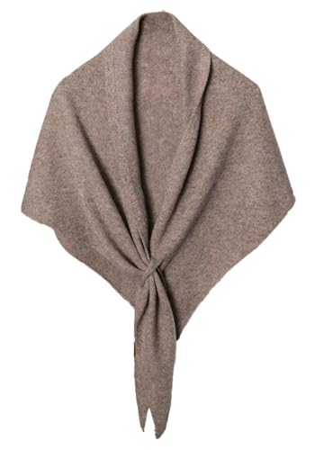 Women's Knitted Triangle Shawl Dressy Travel Warm Wrap Scarf Vintage Wrap Tops Wool Knotted Shawl 20252