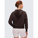 CRZ YOGA SoftAura Full Zip Hoodies for Women - Workout Casual Zipper Hooded Sweat Shirts with Pockets - Image 2