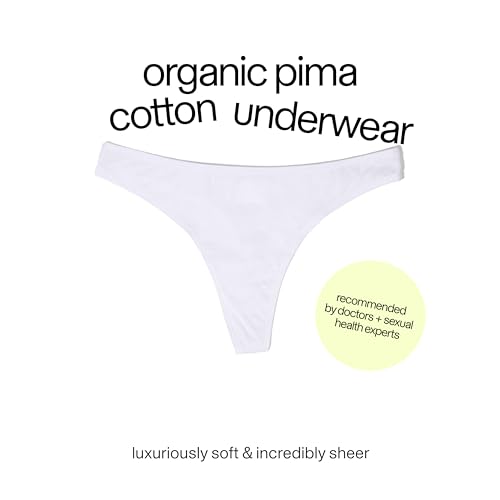 ODDO BODY 100% Organic Cotton Thong - Soft, Fair-trade, Breathable Pima Cotton Underwear, Designed for Everyday Comfort2