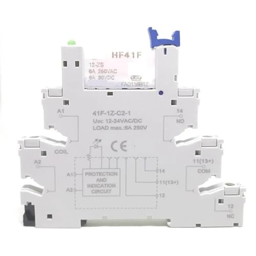 Relais électromécanique HF41F inverseur 6A tension au choix x10