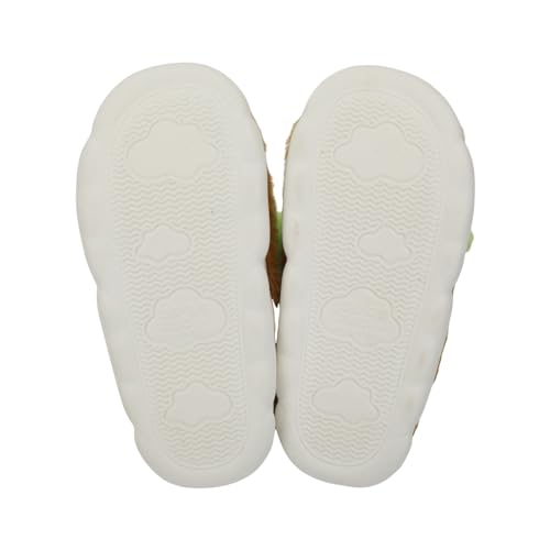 Shrek 3D Character Head Adult Brown & Green Slippers3