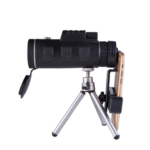 Telescopio portátil monocular 40x60 con soporte para móvil miniatura 3