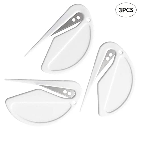 Briefpapier Kantoorbenodigdheden Letteropener Mail Slitter Envelope Openingsset Set Roestvrijstalen opener voor thuiskantoorbenodigdheden 3 stks wit - Afbeelding 8