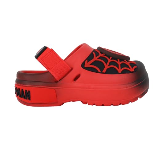 Image of Marvel Spiderman Clogs for Kids, Waterproof Slip On Toddler Clogs