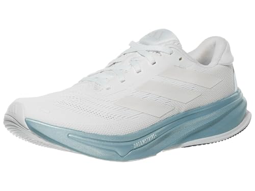 Image of adidas Womens Supernova Rise 2 Running Sneakers Shoes - White - Size 10 M