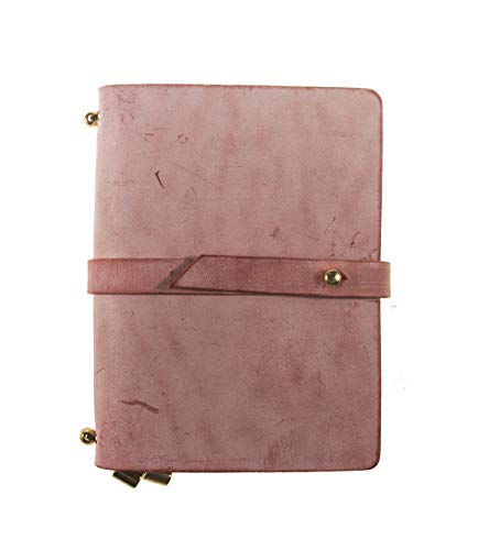 UNIQUE HM&LN Tagebuch 2021 Persönlicher Organizer, Monatskalender & Wochen- & Tagesplaner mit Tasche, Leder-Tagebuch, Budget-Planer, Akademisch, Dankbarkeit & Glück Geschenke (Rosa, klein) Cover