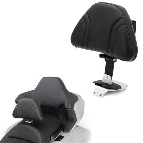 Coussin de dossier réglable Goldwing GL1800 F6B 2018-2022 dossier pilote amovible cousu noir