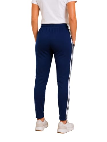 Image of Track Pants for Women with 2 Pockets | 1 Zip Pocket & 1 Open Pocket | Regular Fit Sports Lower for Women's | Gym Running Jogging Workout Casual Wear Track Pant