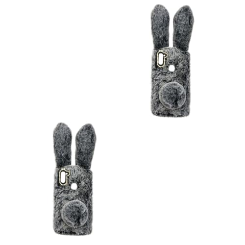 Coque de téléphone peluche aux angles protégés antichoc