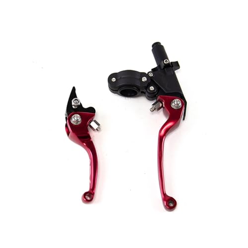 Leviers d'embrayage de frein moto rouge poignée pour YZF CRF XR CQR