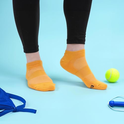 Image of BambooMN Men and Women's Rayon from Bamboo Low Cut Ankle Socks for Sports, Work and Everyday Wear - 4 Pairs - Unisex Sizing