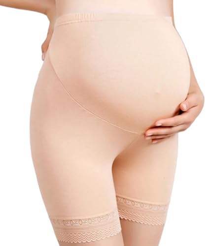 Image of HEADBUTT Women's Under Dress Pregnancy Short Leggings Yoga Maternity Shorts Over The Belly