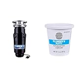 Waste Maid 10-US-WM-458-SL-3B Garbage Disposal and Harvey's WM Harvey 043010 Stainless Plumbers Putty Bundle