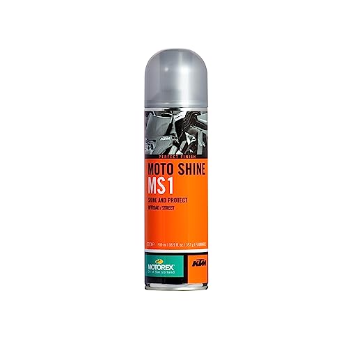 KTM Motorex Moto Shine MS1 (500 ML - 1 Can) Special Gloss Spray Used For After Cleaning Polish