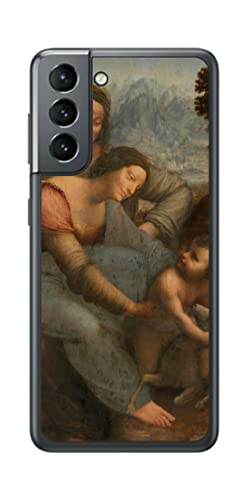 ClearView �T���X�� Galaxy S21 5G�p �w�� �ی� �t�B���� ���� �v�����g �_�E���B���` ���A���i�Ɛ���q�i ���I�i���h�E�_�E���B���` Leonardo da Vinci �j