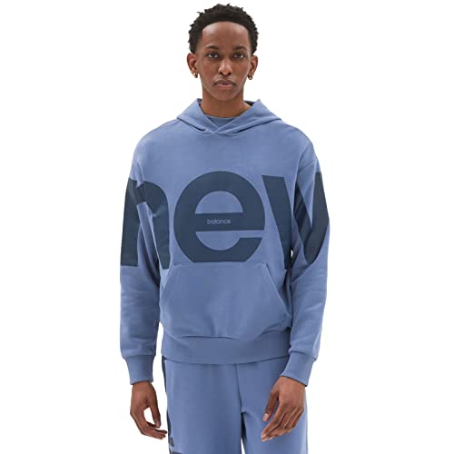 [ニューバランス] フード付きトレーナー NB Athletics Unisex Out of Bounds オーバーサイズ スウェットプルオーバーフーディ UT23504 パーカー AGY(アークティックグレー) 1=メンズXS-S相当