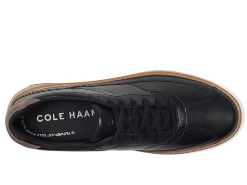 Cole Haan Mens Grandpro Featherarc Bike Toe Sneaker, Black/Plum Kitten/Paloma, 10-M US