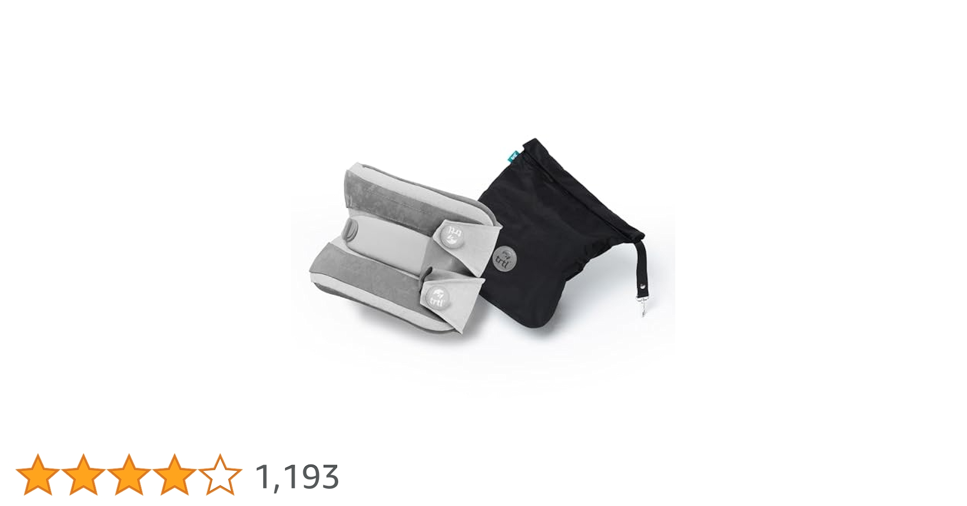 Amazon｜trtl Pillow Plus - 調節可能なネックピロー 飛行機旅行