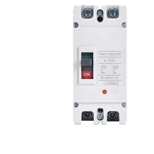 Disjoncteur MCCB 2P 125A boîtier moulé protège transformateur et moteur