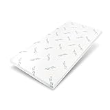 Dimensiones: 135 x 190 x 5cm Dailydream Colchón Topper ortopédico viscoelástico, con Aloe Vera, Densidad de 50, Dimensiones de 135x190x5cm