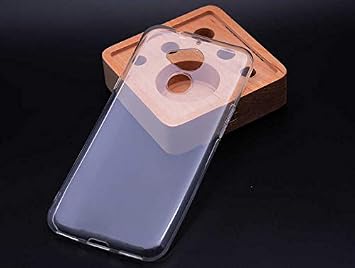 Aksesuarcim General Mobile GM 8 ile Uyumlu K l f   effaf Esnek Yumu ak  nce Silikon Kapak S per Renksiz