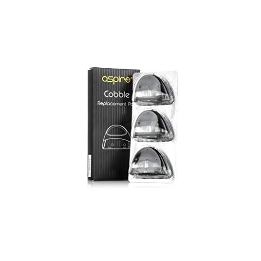 Aspire Cobble Kit Replacement Pods 1.8ml Capacity 1.4ohm (3 Pack) No nicotine or tobacco