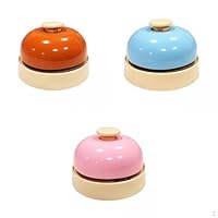 3 Stück Katzenklingel,Tischglocke,Tischklingel,Hundeklingel,Weihnachtsglocke Rezeptionsglocke Für Schule,Rezeptionsklingel,Glöckchen Für Restaurants,Hotels,Bars,Küche