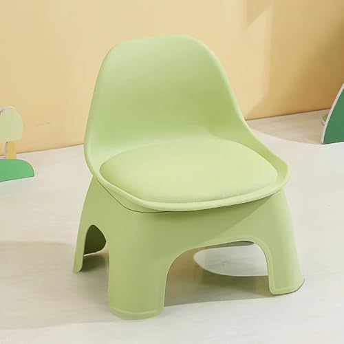 GeFSDOU Taburete circular de plástico para el hogar, taburete pequeño, portátil, duradero, adecuado para sala de estar y baño