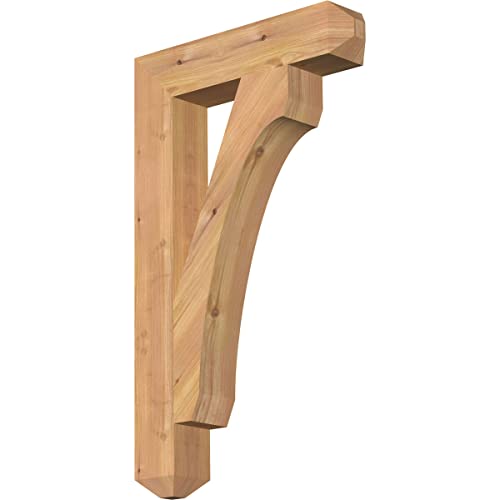 3 1/2"W x 18"D x 30"H Legacy Craftsman Smooth Bracket, Western Red Cedar