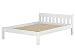 Produktbild Erst-Holz® Futonbett weiß Einzelbett 120x200 Kieferbett Massivholz Bettgestell mit Rollrost 60.38-12 W