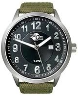 HydrOlix Three-Hand Green Web Fabric/Black Dial Men's watch #XA00207