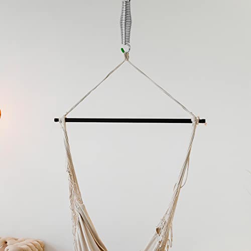 Pmiio 2 Pcs Porch Swing Springs Hammock Chair Spring Hold Up To 1300Lbs Heavy-Duty Chrome Springs For Hanging Chairs Ceiling Mount Porch Swings Punching Bag - Sliver #TOP4