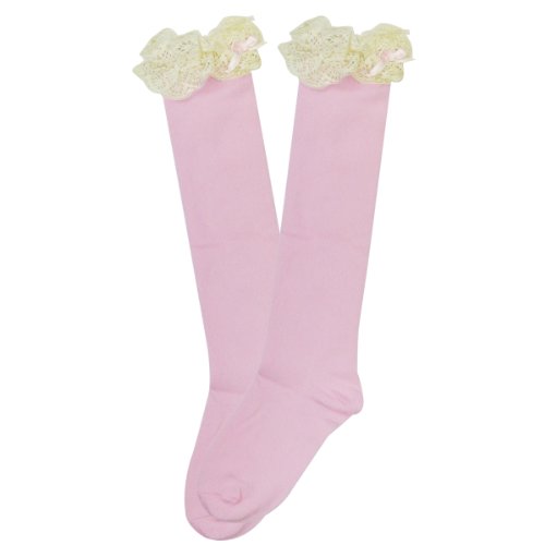 Bowbear 3-Pair Girls Vintage Lace Knee High Socks4
