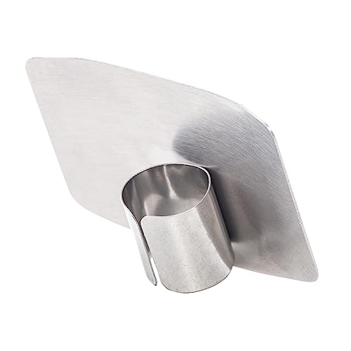 Protetor de Dedos para Cortar Alimentos de Aço Inox 6,5cm x 4,5cm x 4,5cm - Lyor