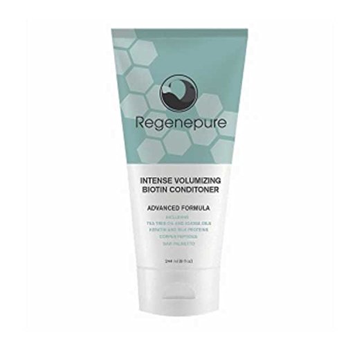 Regenepure Intense Volumizing Biotin Conditioner for Hair Loss, 8 Ounce (Pack of 3)