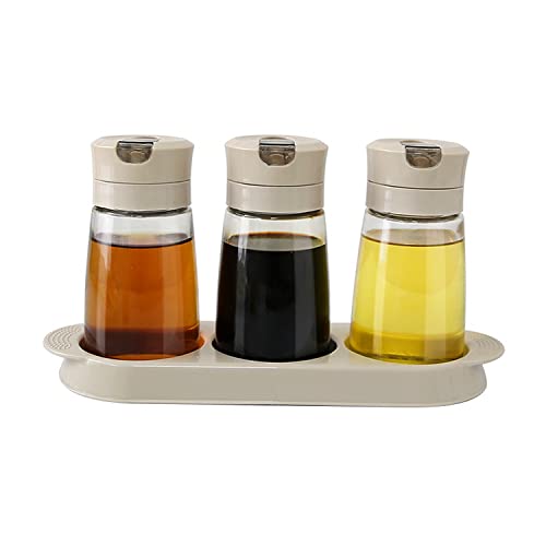 TIAN CHEN Auto Flip Cap Soy Sauce Bottle, Oil and Vinegar Dispenser