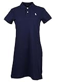  Polo Ralph Lauren Lucy Damen Polokleid Mesh Mini Newport Navy mit weißem Reiter