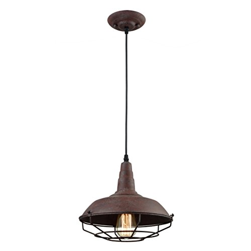 DAYCENT-Industrial-Nautical-Barn-Metal-Wire-Caged-Pendant-Light-Fixture-Ceiling-Pendant-Lamp-Iron-Cage-Shade-in-Rust-Finish 31Ut3HY8vOL