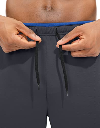 G Gradual Men's Sweatpants With Zipper Pockets Open Bottom Athletic Pants For Men Workout, Jogging, Running, Lounge (Grey, Medium) #TOP3