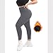 Thick Leggings for Women Leggins Termicos Mujer Invierno Thick Hiking Fleece Black Outdoor High Waisted Fashion Warmer Thermal Pants Tall Leggings for Women Dark Gray 4XL