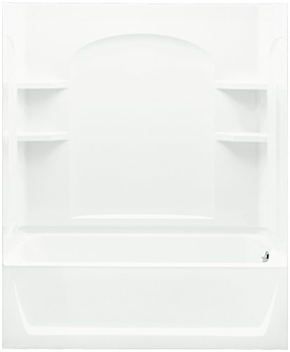 Sterling 71220120-0 Ensemble Bath And Shower Kit, 60-Inch X 32-Inch X 74-Inch, Right-Hand, White #TOP17