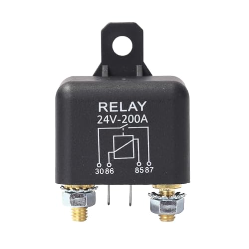 Relais 24V 200A à démarrage continu 2.4W pour sécuriser le circuit moteur