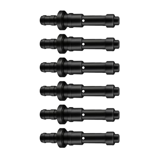 Oxxggkao 6 conectores de tubo de leche, fácil instalación, doblados, ahorro de espacio, para el hogar, comercial, espresso, capuchino, accesorios para hacer capuchino, conector de leche