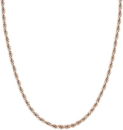 valentines day gifts for her PAVOI 14K gold plated adjustable link chain necklace