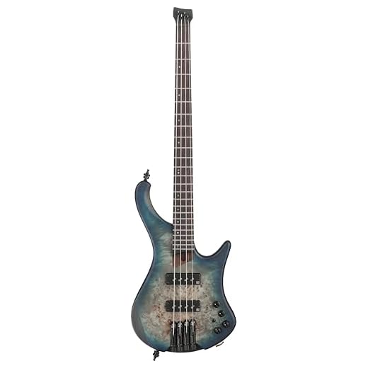 Ibanez EHB Ergonomic Headless Bass Guitar - Cosmic Blue Starburst Flat