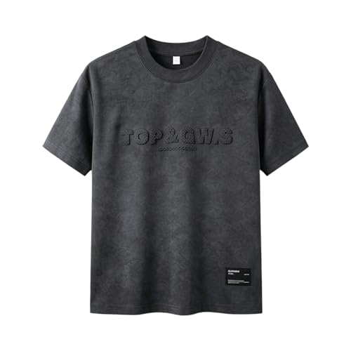 T-shirt manches courtes homme bleu : chemise d'été imprimée fleurs et style disco