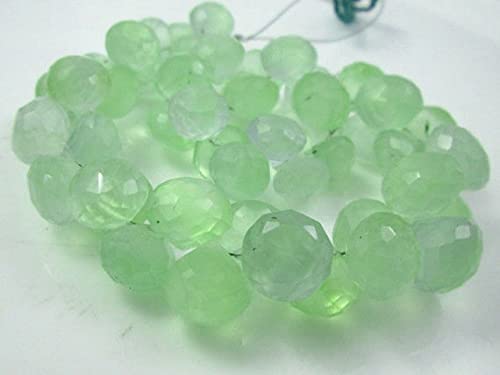 Prehnite facettée de qualité AA perles oignons pour création joaillerie - 2